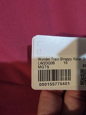 Wunder Train Strappy Racer Bra - Magenta Size 10